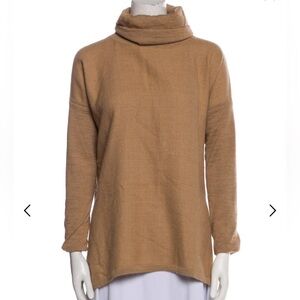 Cuyana 100% Baby Alpaca Turtleneck Tunic Sweater $268 Size M/L